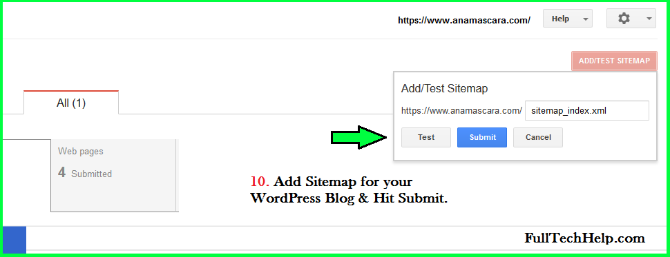 Google Search Console : How to submit sitemap?