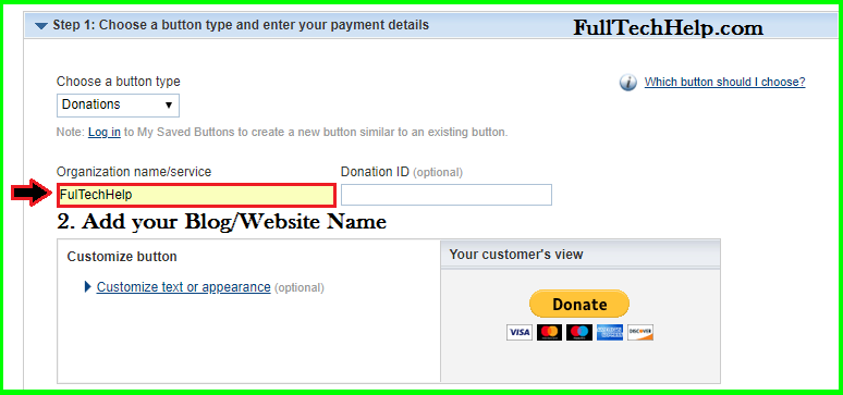 How to add Paypal Donate button on Blogger?