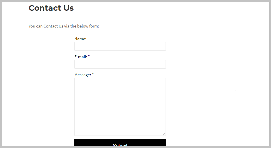 Blogger Contact Form : How to add it to your Blog?