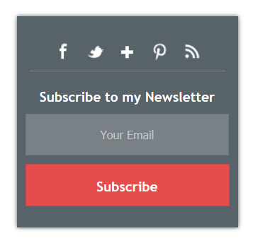 Add Email Subscription Widget to Blogger