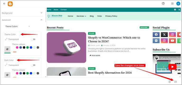 Customizing Your Blog How to Customize Blogger Template (Theme) Like a Pro in 2025