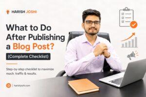What to do after publishing a blog post